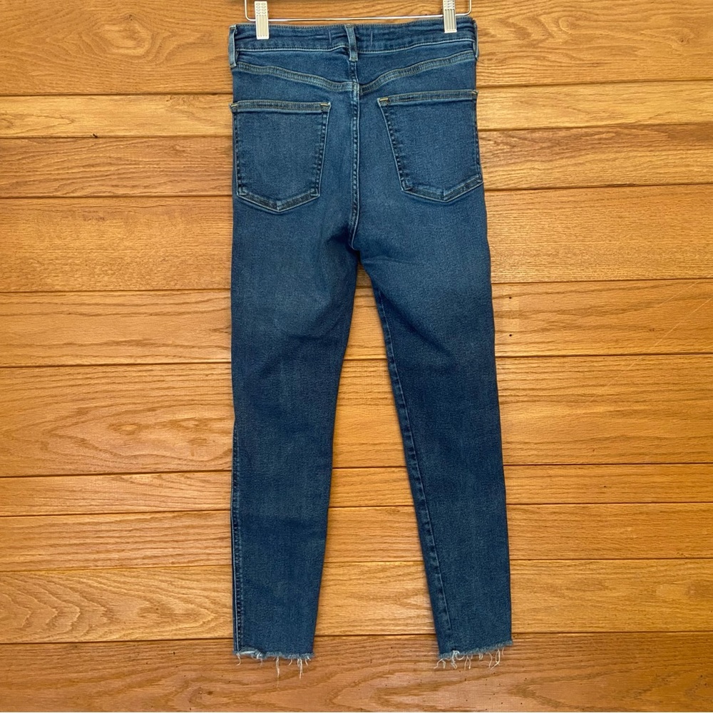 We the Free Free People High Waist raw hem skinny jeans - Picture 4 of 5